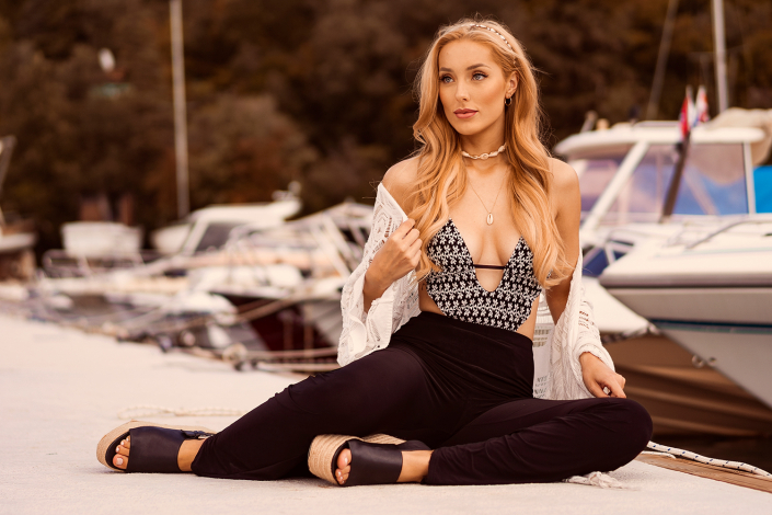 Portrait im Yachthafen - Lifestyle Fotografie