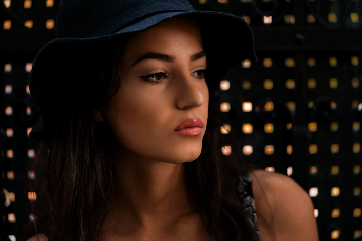 Portrait mit Hut - Portraitfotografie