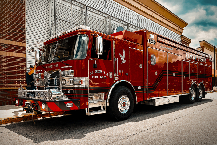 Feuerwehrauto in den USA